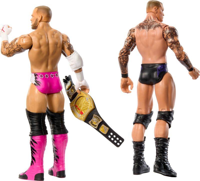 Pack De 2 Figuras De Acci&oacute;n Mattel Wwe Main Eve... image number null