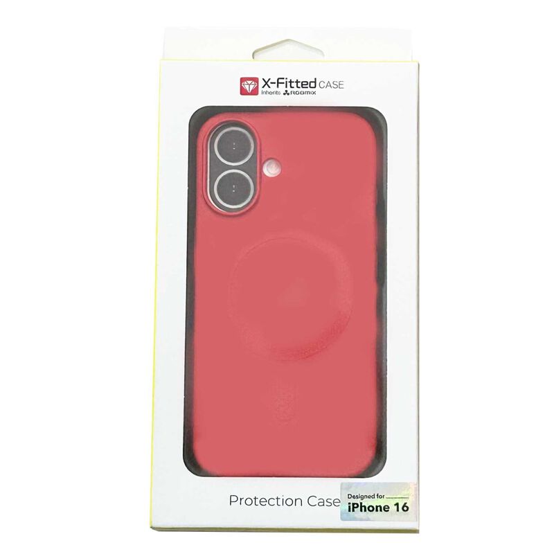 Funda Xfitted Silicon Mag Para Iphone 16 Roja image number null