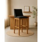 Set 2 Sillas para Barra Alto Nápoles, Elaborados de Madera y Estilo Moderno