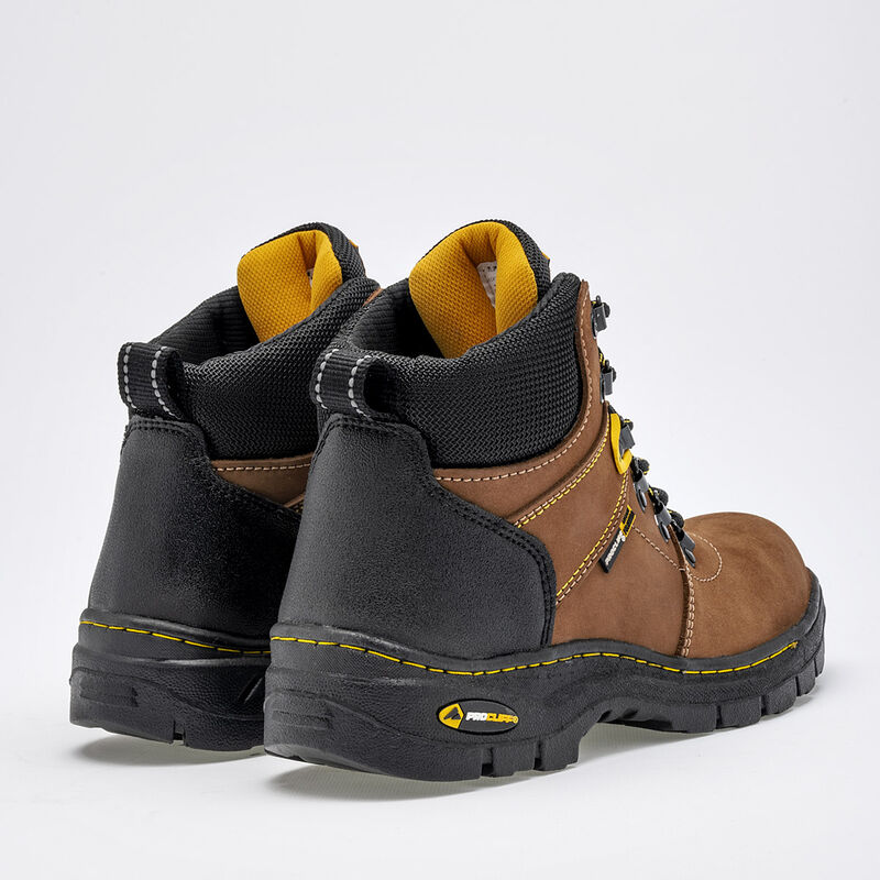 Cliff Bota Industrial Para Hombre Caf&eacute; Negro Co... image number null