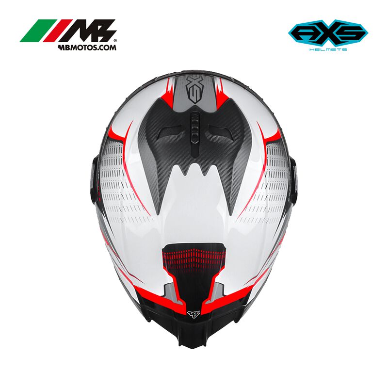 Casco Dot Axs Sf501 Blanco L + Cámara Action Ax... image number null