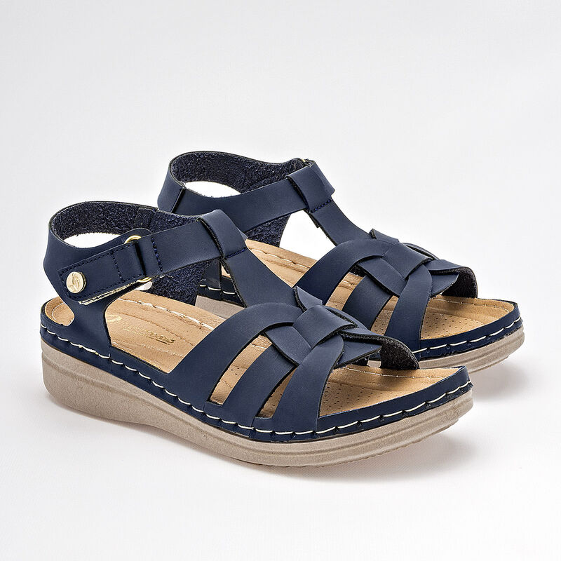 Flexmas sandalia piso para mujer marino cod 140... image number null