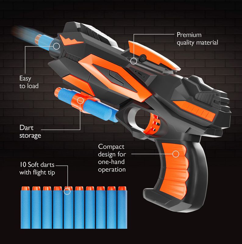 Juguete De Tiro Ninja Blast Hover Shot Con Pist... image number null