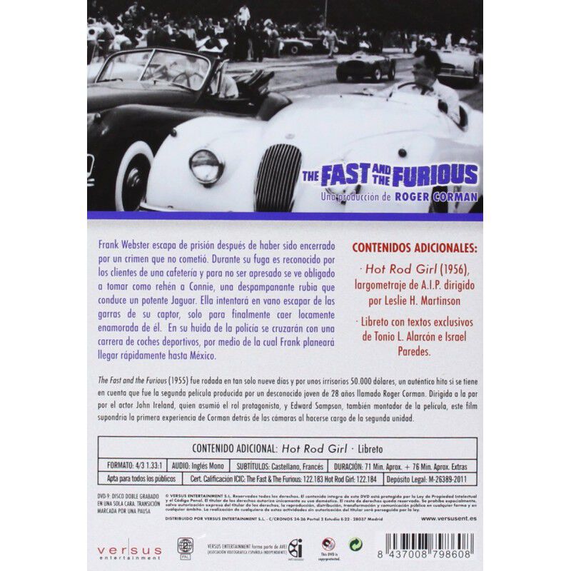 Piloto A La Fuga [dvd] (1954) R&aacute;pidos Y Furioso... image number null