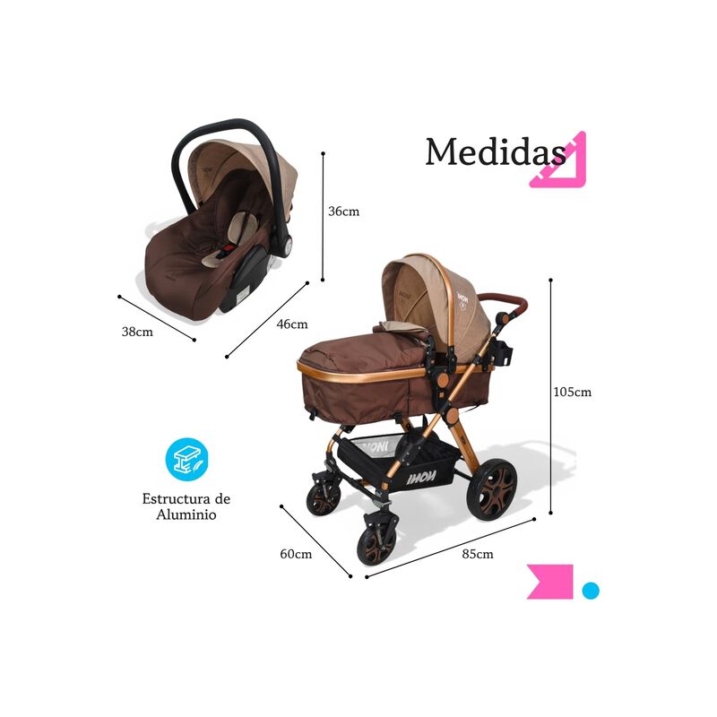 Carriola Multifuncional Plegable Con Respaldo R... image number null