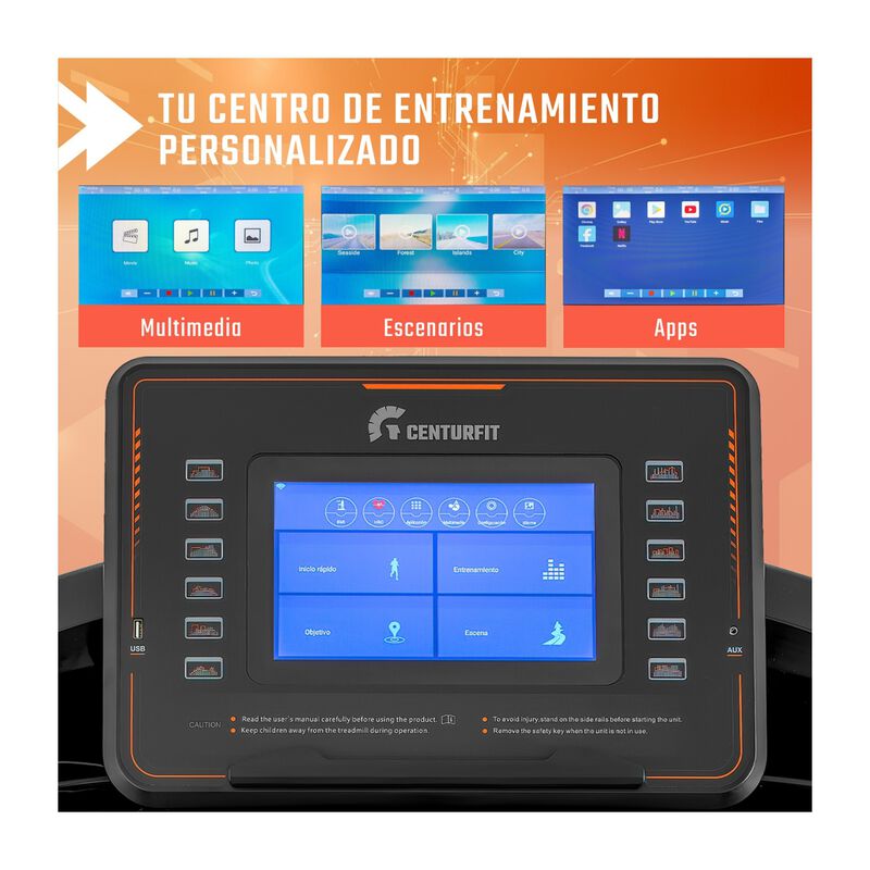 Caminadora Electrica Plegable 4.5hp 18m/h Bluet... image number null