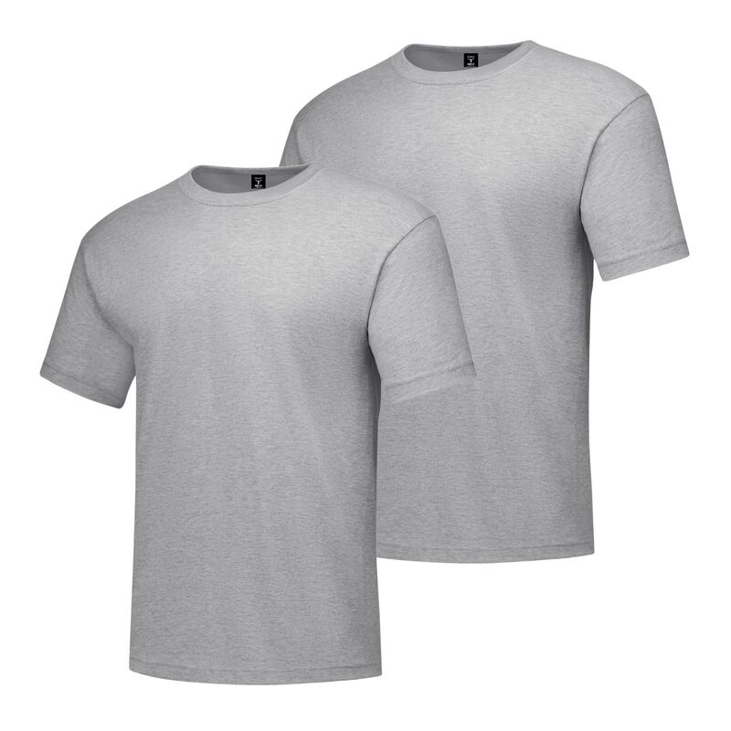 Camisetas Hanes Beefy Tall Acero Claro Talla Gr... image number null