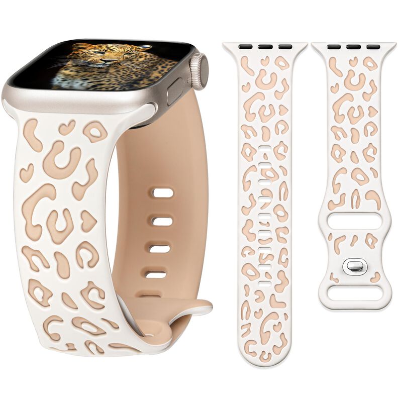 Correa de Silicona G-ficu Leopard para Apple Wa... image number null