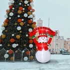 Inflable Navide&ntilde;o Bola de Nieve Jumbo 3.50 M con luz LED incluida