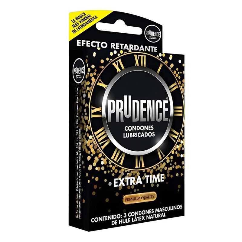Condones de L&aacute;tex Extra Time Prudence 3 Unidade... image number null