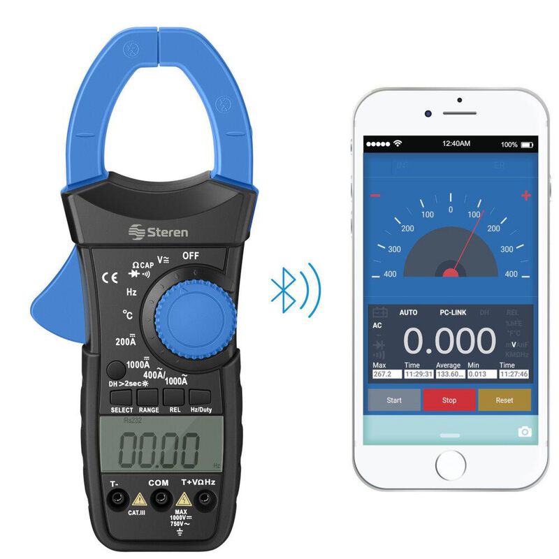 Multímetro De Gancho Profesional Bluetooth | Mu... image number null