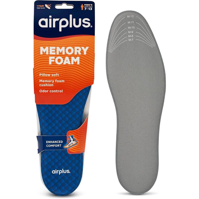 Airplus Memory Comfort Shoe Insoles With Memory... image number null
