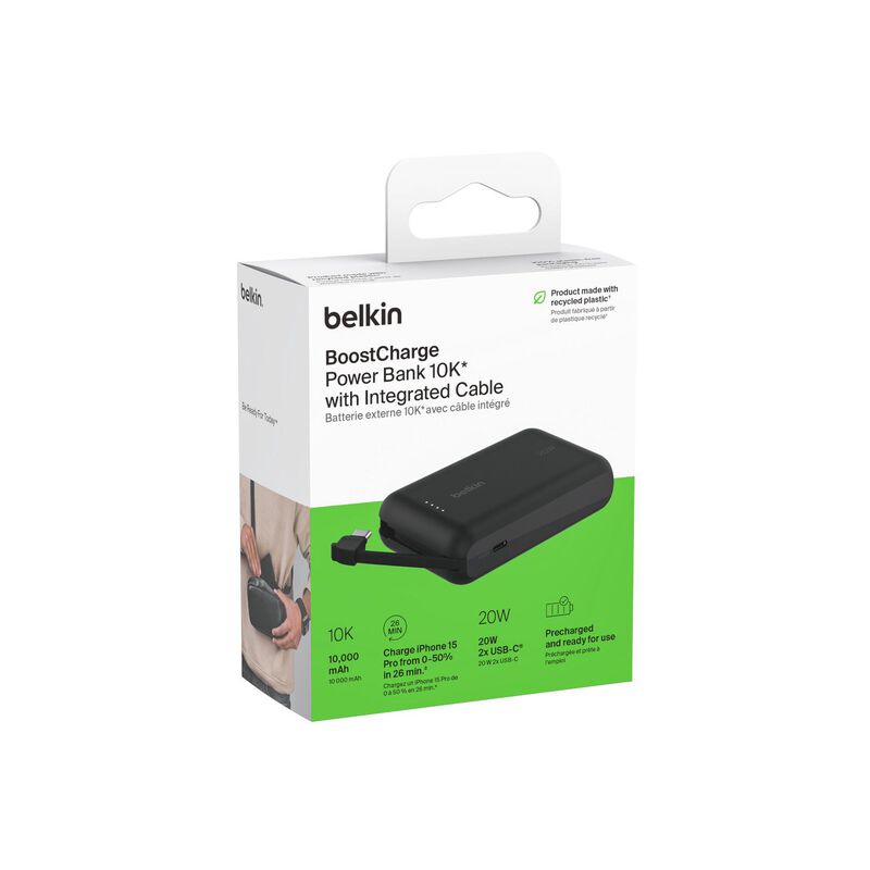Power Bank Belkin 10k Mah- 20w Usb C Integrado image number null