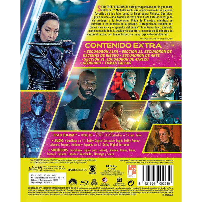 Star Trek: Secci&oacute;n 31 (Edici&oacute;n Steelbook) [Blu-... image number null