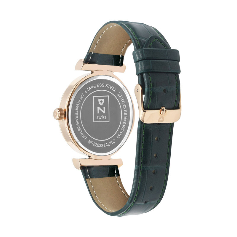 Reloj Nivada Zodiaco Oro Rosa/Piel Carátula Ver... image number null