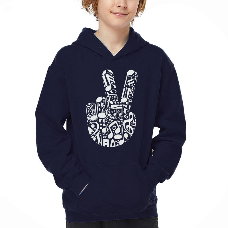 Sudadera Con Capucha Word Art Para Ni&ntilde;o - Dedos... image number null