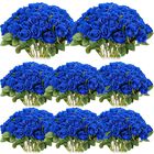 Rosas Artificiales Hotop 80 Piezas Azul 50 Cm De Seda