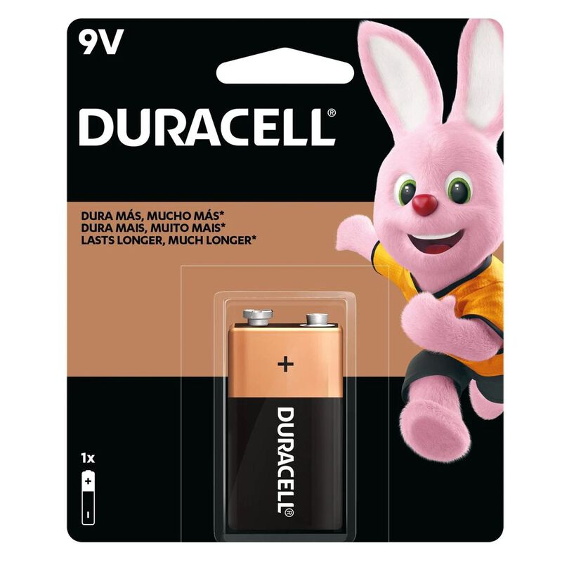 Pila Duracell Alcalina 9v Con 12 Unidades image number null