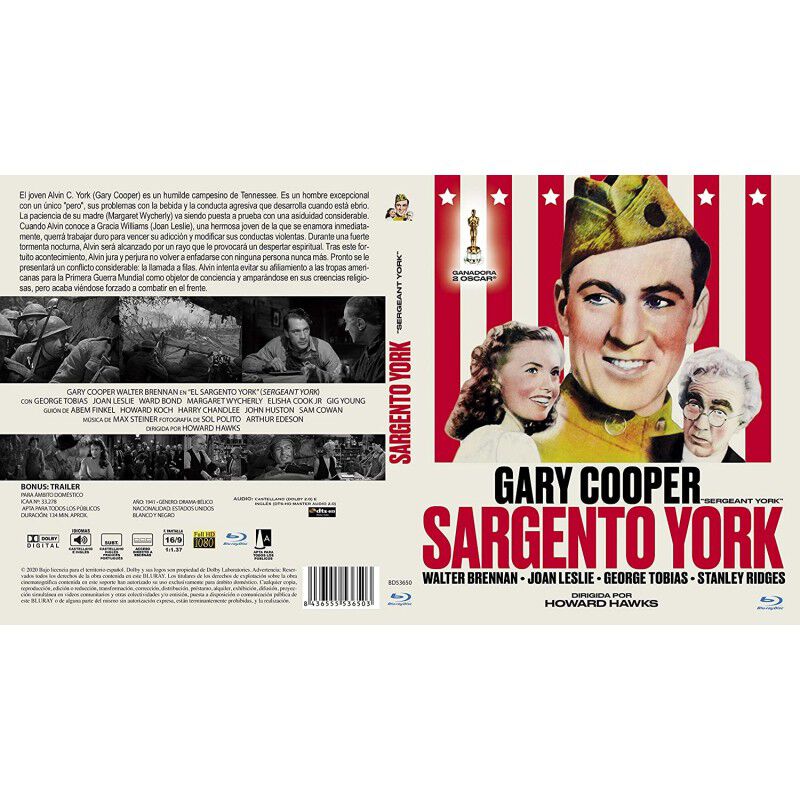 El Sargento York [blu-ray.] (1941) Sergeant Yor... image number null