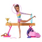 Set De Gimnasia Barbie Careers Con Mu&ntilde;eca Morena A La Moda