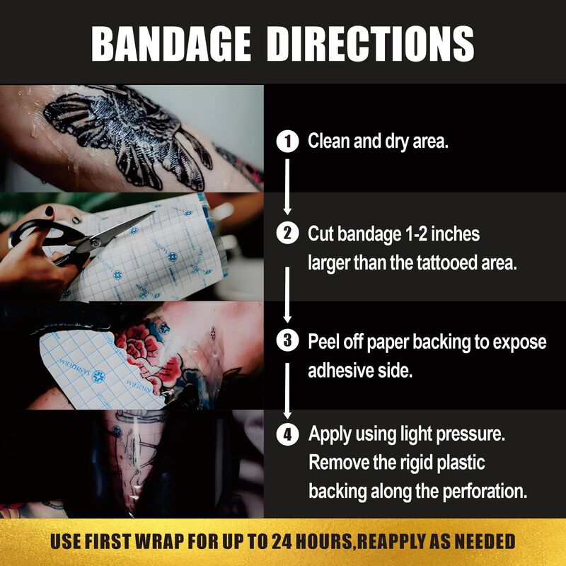 Film Protectora Impermeable Para Tatuajes Es Et... image number null
