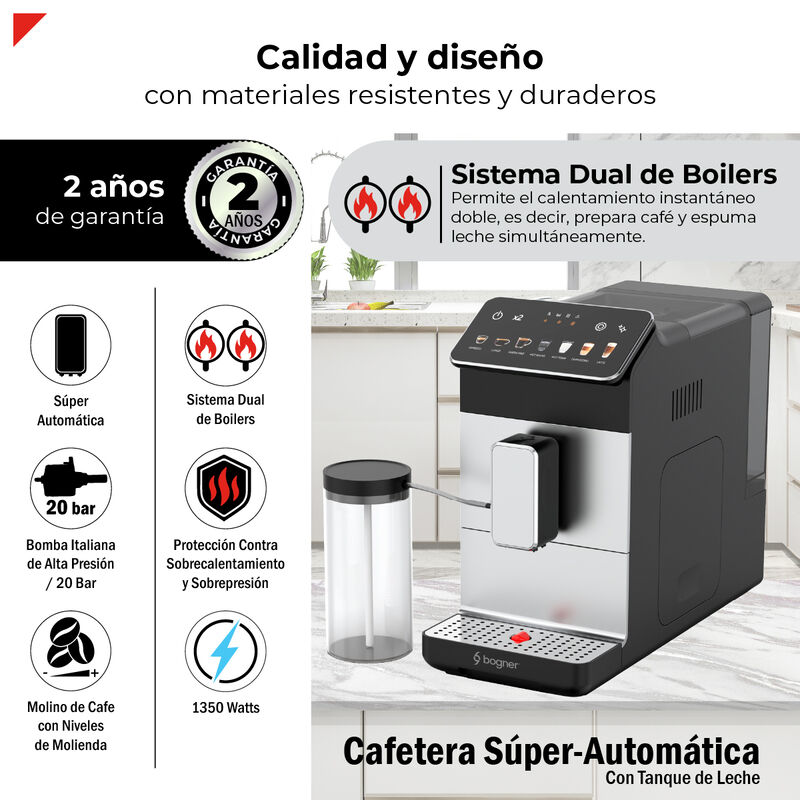 Cafetera S&uacute;per-autom&aacute;tica 20b Con Molino Y Dep&oacute;... image number null