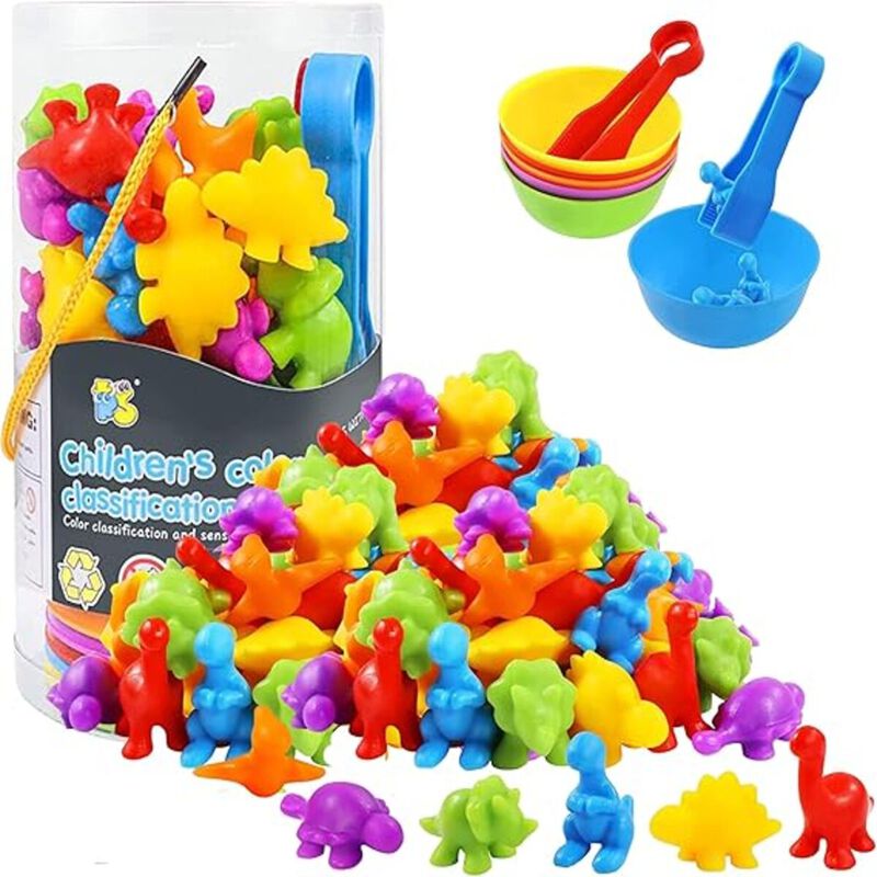 Juguete de Clasificaci&oacute;n de Dinosaurios 56 pzs ... image number null