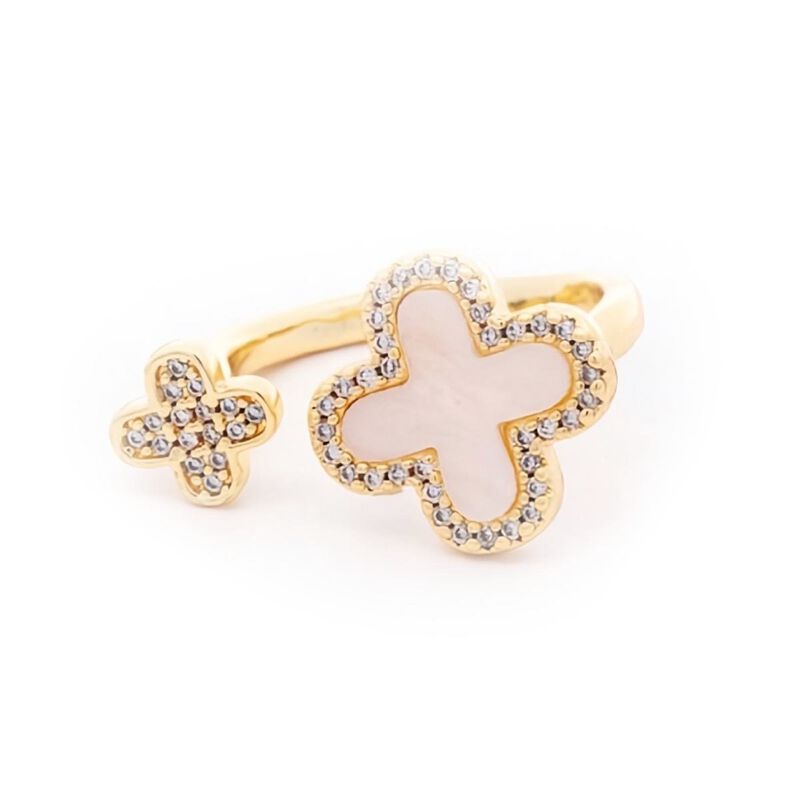 Anillo Flor Blanca image number null