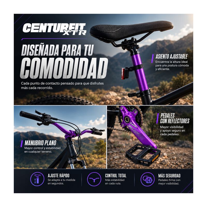 Bicicleta Monta&ntilde;a Rodada 29 Shimano12 Vel Freno... image number null