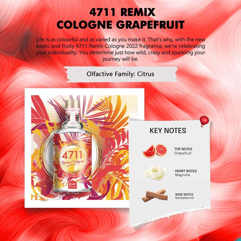 Perfume 4711 Remix Cologne Eau De Cologne 100 M... image number null
