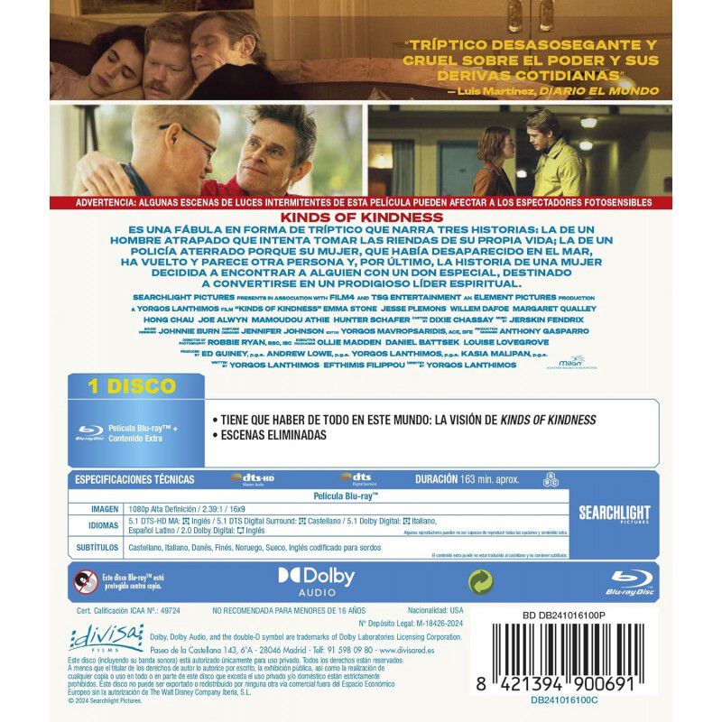 Kinds Of Kindness [Blu-ray] (2024) image number null