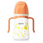 Vaso Entrenador Para Beb&eacute; Oberni 300 Ml Con Pajita Ponderada, Naranja