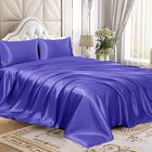 Juego De S&aacute;banas Homiest Matrimonial Azul Periwinkle De 4 Piezas