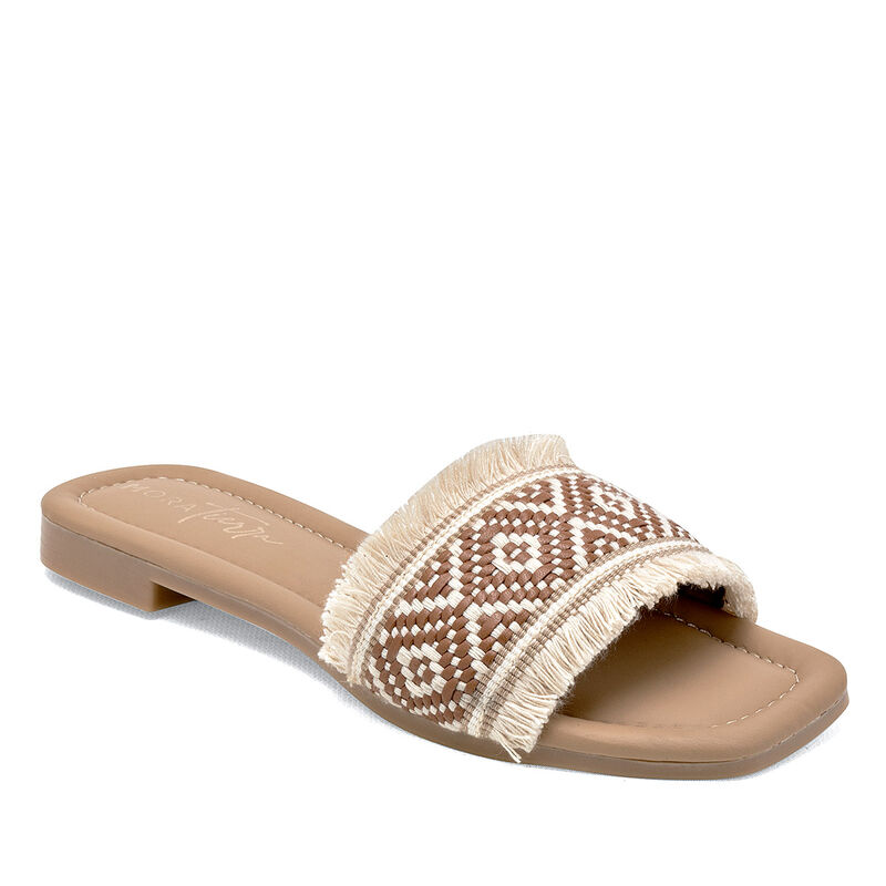 Mora Tierra Sandalia para mujer latte camel image number null