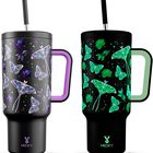 Vaso T&eacute;rmico Meoky 1,2 l Con Asa Y Pajilla Que Brillan En La Oscuridad