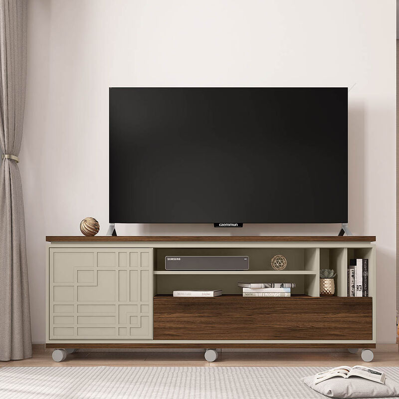 Mueble Tv Form Hasta 65 Pulgadas Havana Off Whi... image number null