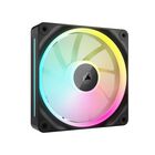 Ventilador Corsair Icue Link Lx120 Rgb 120 Mm Pwm, Paquete &Uacute;nico, Negro