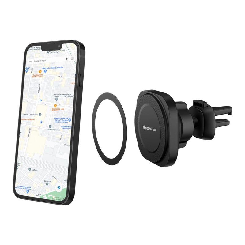 Soporte para celular magn&eacute;tico con pinza para v... image number null