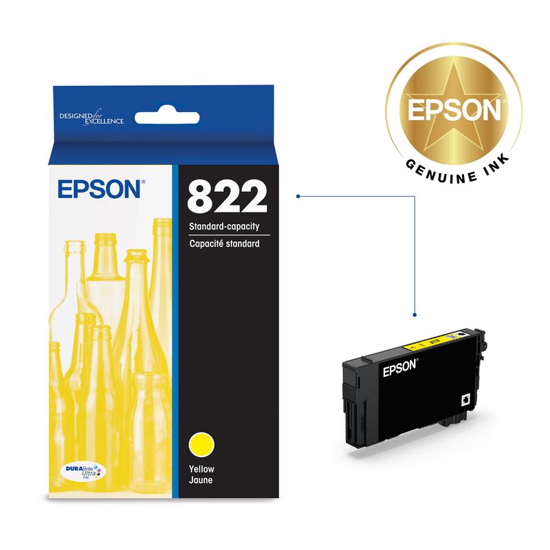Cartucho De Tinta Epson 822 Durabrite Ultra Yel... image number null