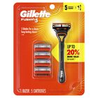 Razor Gillette Fusion5 Para Hombre Con Mango Y 5 Recambios De Cuchillas
