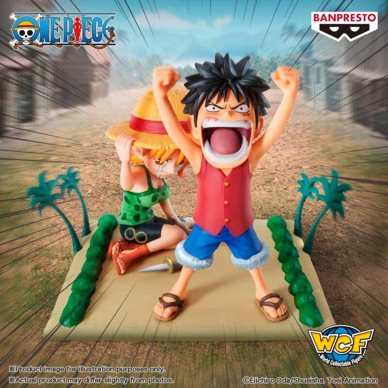 Figura Monkey D. Luffy & Nami One Piece Log Sto... image number null