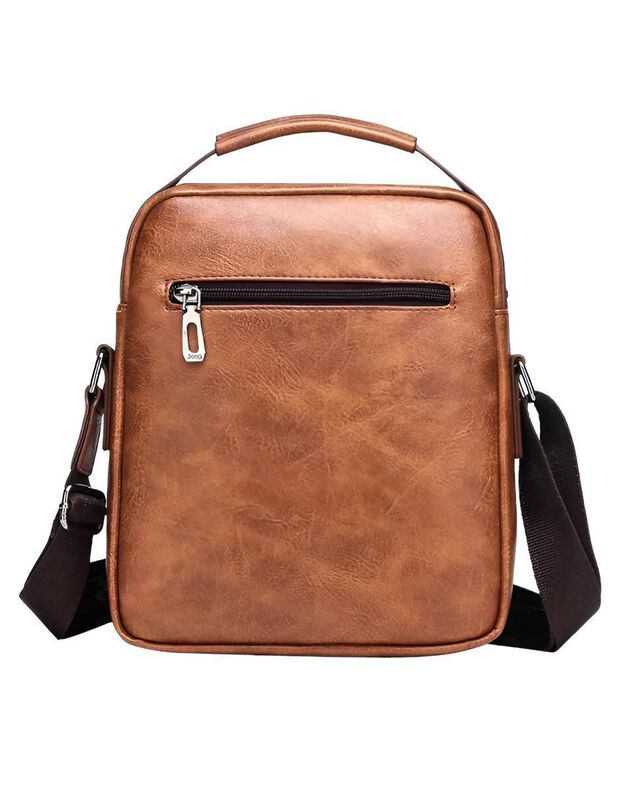 Bolsa Bandolera Elego De Cuero Para Hombre image number null