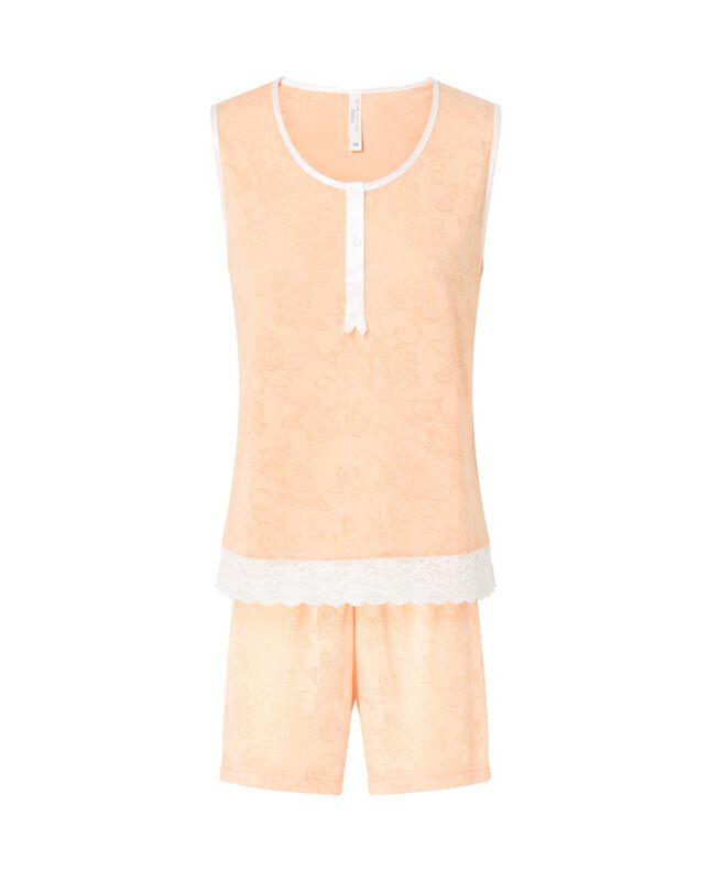 Pijama Devorado para Mujer Naranja image number null