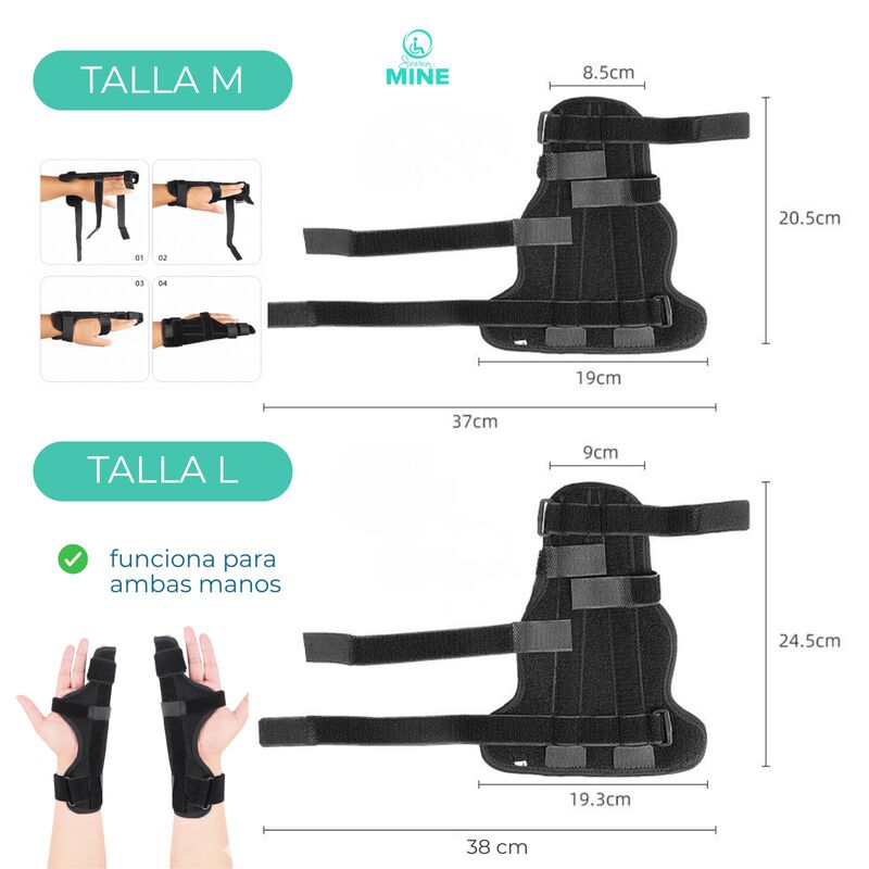 F&eacute;rula para Dedo Me&ntilde;ique o Anular |Doble Soport... image number null