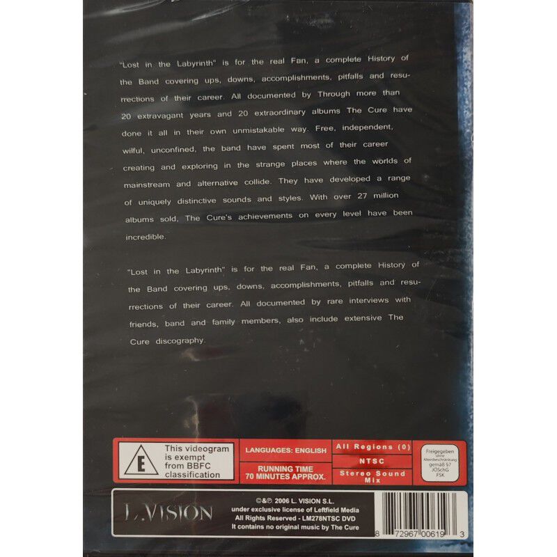 The Cure - Perdidos En El Laberinto [dvd] image number null
