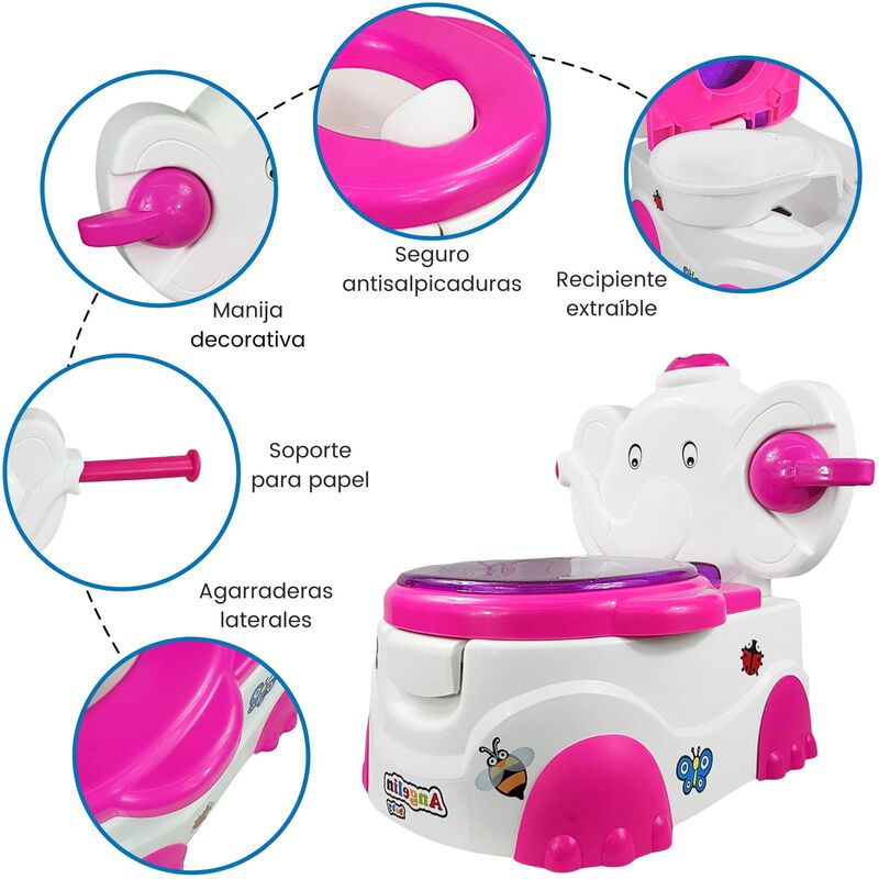 Entrenador De Ba&ntilde;o Musical 2 En 1 Con Dispensad... image number null