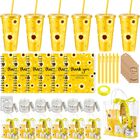 Set De 6 Vasos Nuogo Estilo Girasol Amarillo