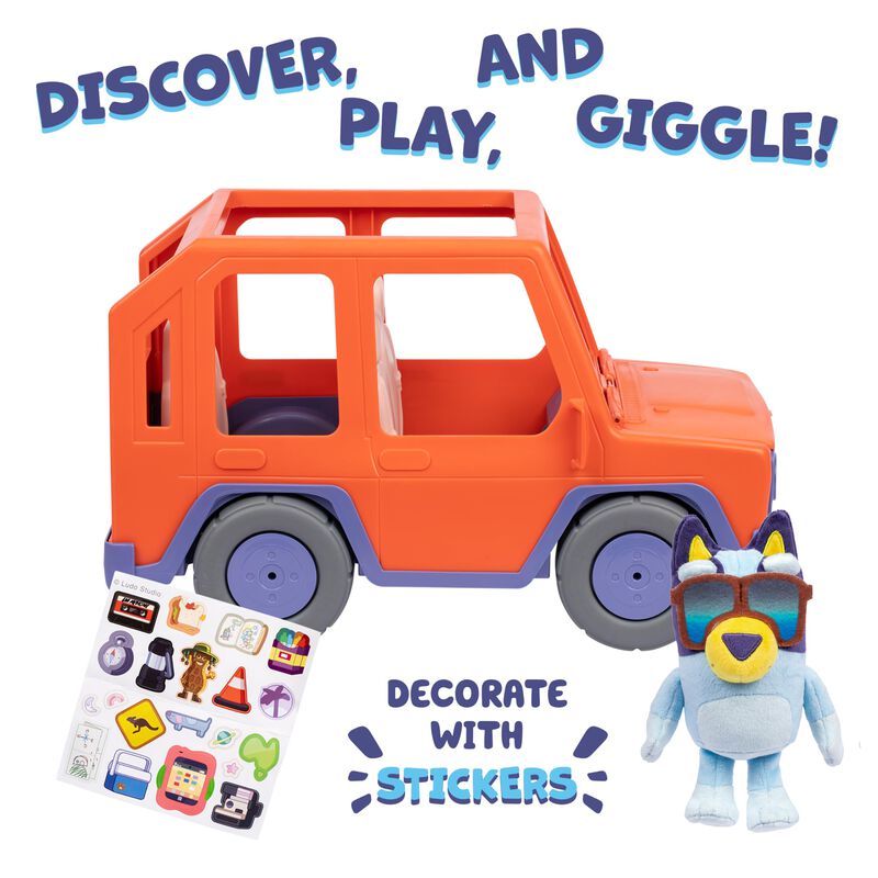 Coche De Juguete Bluey Big Heeler 4wd Big Car I... image number null