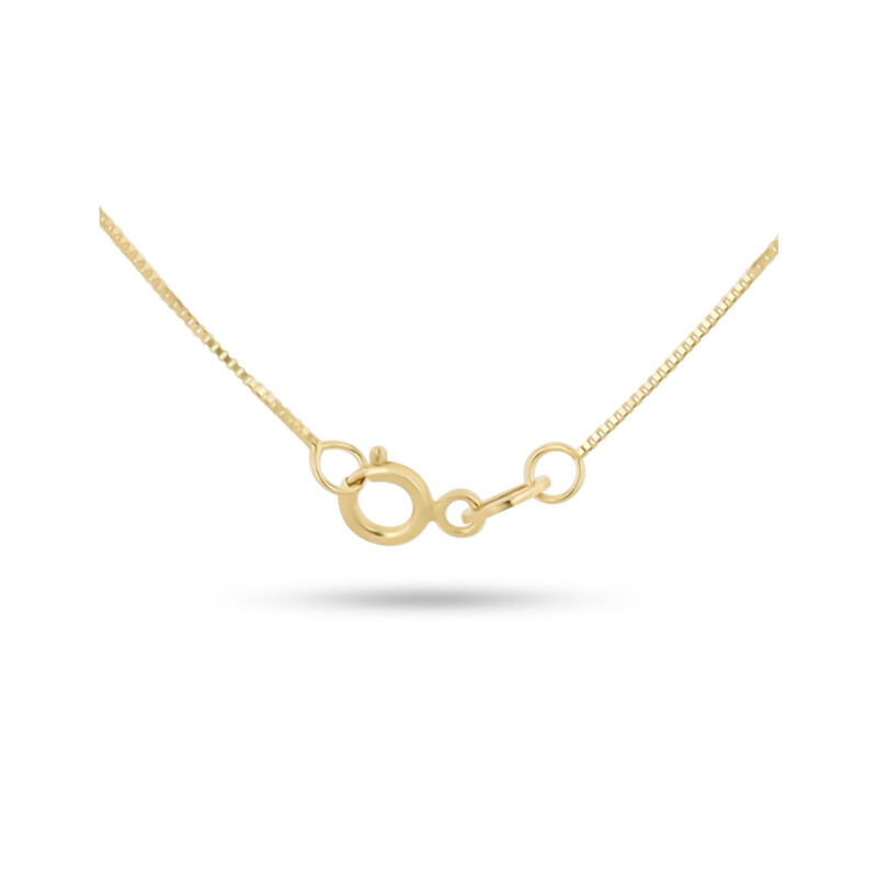 Dije Letra H De Oro Amarillo 14K Con Cadena Con... image number null