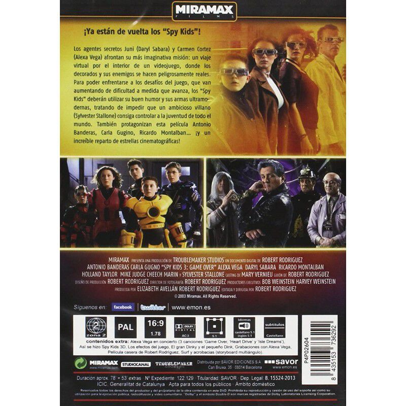 Spy Kids 3: Fin del juego [DVD] image number null